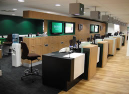 Lloyds bank in Gloucester newly decorated