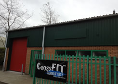Newly painted Industrial units finished with a Rust-Oleum Mathys Peganox paint system. All the external steel cladding was finished in Moss Green. All preparation and painting works were carried out by Weston Painting Contractors of Cardiff South Wales.